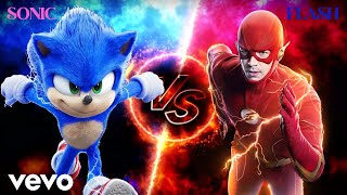 SONIC VS FLASH  THE BEST RACE EVER [upl. by Defant]