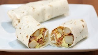 How to Make a Breakfast Burrito  Easy Breakfast Burritos Recipe [upl. by Tterrej]