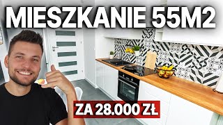 Mieszkanie 55m2 pod wynajem wykończone za 28000 zł  DOMINIKMALUJE 5 [upl. by Anamuj]