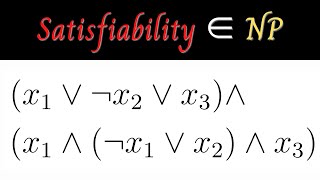 The Satisfiability Problem and SAT is in NP [upl. by Lednor]