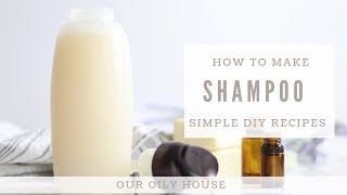 How to Make All Natural Shampoo  Simple Recipe using Essential Oils [upl. by Croydon834]