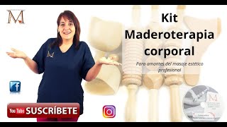 Kit Maderoterapia corporal [upl. by Anam]