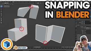 Getting Started with SNAPPING in Blender Snapping Tools Tutorial [upl. by Ivo]