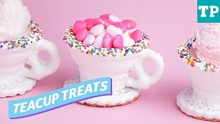 Tea party How to make edible teacups  Eats  Treats [upl. by Korwin747]