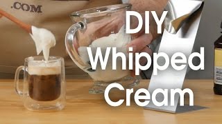 DIY whipped cream in 60 seconds [upl. by Devlin]