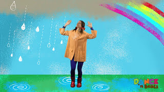 Preschool Learn to Dance Drip Drop Rain [upl. by Drawets]