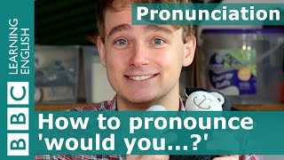 Pronunciation How to pronounce would you [upl. by Sparhawk]