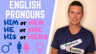 How to Use English Pronouns  HeShe  HisHers  HimHer  HisHer [upl. by Frangos]