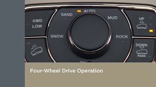 Four Wheel Drive Operation  How To  2019 Jeep Grand Cherokee [upl. by Iago226]