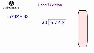 Long Division  Corbettmaths [upl. by Jude279]