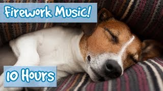 Relaxing Music for Dogs to calm from Fireworks loud noises  includes desensitising sound effects [upl. by Nirtiac339]