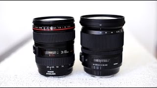 Sigma vs Canon Sigma 24105mm f4 Art lens review and comparison [upl. by Jewelle608]