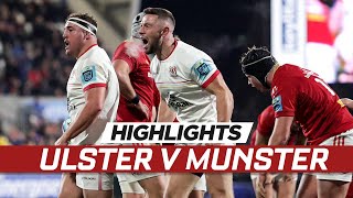 Extended highlights  Ulster v Munster [upl. by Aiciram]