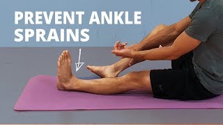 WEIRD Ankle Strengthening Exercise PreventRehab Ankle Sprains [upl. by Adlitam]