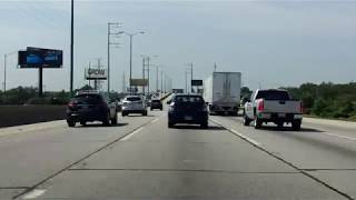 TriState Tollway Interstate 294 Exits 40 to 31 southbound [upl. by Yetti]