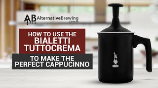 How to Use the Bialetti Tuttocrema Milk Frother [upl. by Rebmac]