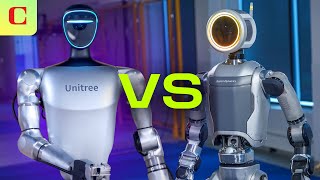 Unitree G1 vs Boston Dynamics Atlas Hypermobility in Humanoid Robots [upl. by Ahsinyar487]