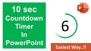 How to create a Countdown Timer in PowerPoint  PowerPoint Tutorials [upl. by Jandel]