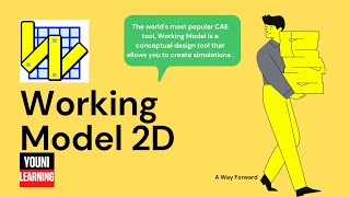 Working Model 2D Installation  100 Working  2021  CAE Tool  YOUNI Learning [upl. by Nagorb331]