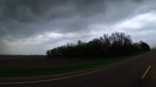 May 11th 2022 MinnesotaTornado Passes In Front Of The Car [upl. by Pierette]