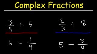 How To Simplify Complex Fractions [upl. by Corina]