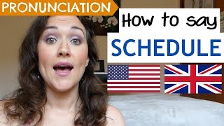 How to Pronounce SCHEDULE US UK amp Australian pronunciation [upl. by Perlie944]