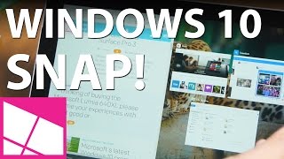 How to use Snap Assist on Windows 10 [upl. by Lellih764]