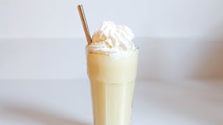 Vanilla Milkshake Recipe  2 Ingredients Only [upl. by Ailla]