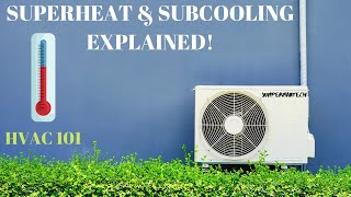 SUPERHEAT And SUBCOOLING Explained HVAC 101 Simple amp Easy [upl. by Beaufort]