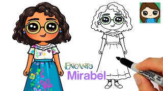 How to Draw Mirabel Madrigal 🦋Disney Encanto [upl. by Yrro]