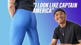 Men Try The Viral ButtLifting Leggings From TikTok [upl. by Nylacaj]