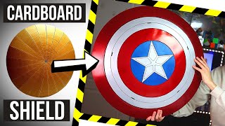 DIY Captain America MAGNETIC Shield Cardboard [upl. by Gnahk]