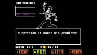 Undertale  Mettaton EX fight theme 1 hour [upl. by Earahs]