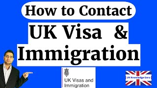 How to Contact UK Visa amp Immigration Home Office  UKVI Help amp Support [upl. by Yretsym]