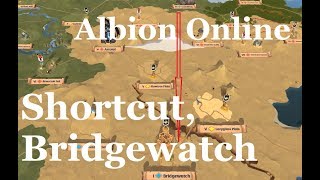 Albion Online  Caerleon to Bridgewatch fast almost safely [upl. by Suivatal]