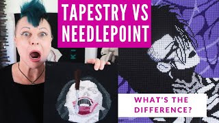 Tapestry vs Needlepoint  whats the difference [upl. by Hobbie516]