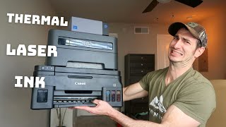 Best Printer for Home Use and Small Business Inkjet Vs Laser Vs Thermal Printers [upl. by Gaillard887]