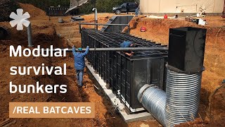 Texan makers underground survival bunkers are real batcaves [upl. by Blunk614]