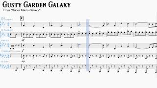 Gusty Garden Galaxy  Super Mario Galaxy  Brass Quintet [upl. by Sillsby]