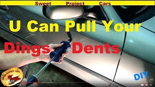 2 How To Remove Simple Door DINGS amp DENTS for DIYers [upl. by Verney]