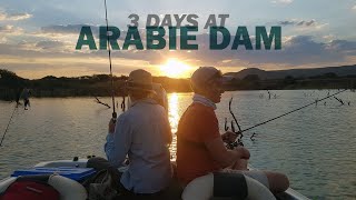 3 days of fishing at Arabie Dam South Africa Apr 2021  Aloe Park [upl. by Nylinej]