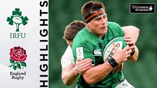 Ireland v England HIGHLIGHTS  Thrilling Contest In Standers Final Game  2021 Guinness Six Nations [upl. by Lacim]