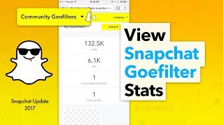 How to View Stats for Snapchat Geofilters [upl. by Sonny]