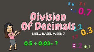 DIVISION OF DECIMALS  GRADE 6 [upl. by Eilyw267]