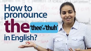 How to Pronounce quotthequot in English  English Pronunciation amp Grammar lesson [upl. by Beckerman]