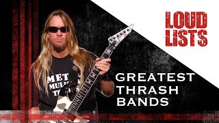 10 Greatest Thrash Metal Bands [upl. by Nuriel214]