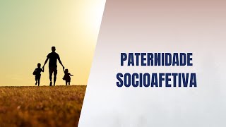 Paternidade socioafetiva [upl. by Kacie]