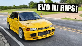 First Pulls in the EVO III  Street Testing the New Turbo [upl. by Tse689]