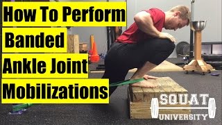 Banded Joint Mobilizations for Stiff Ankles [upl. by Adne]