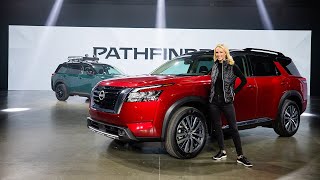 2022 Nissan Pathfinder LIVE Walkaround amp Review [upl. by Essyla]